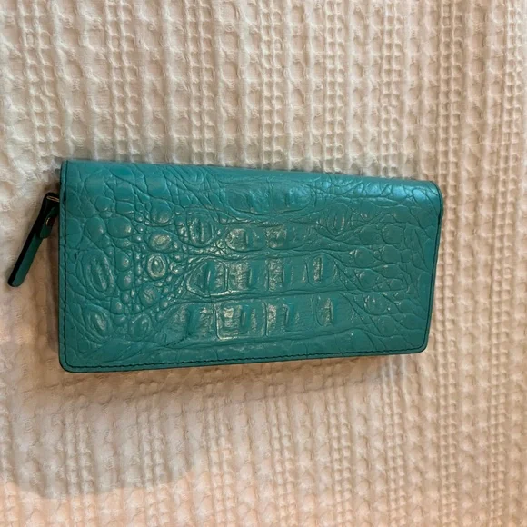 Turquoise Kate Spade Bi Fold Wallet - Picture 5 of 5